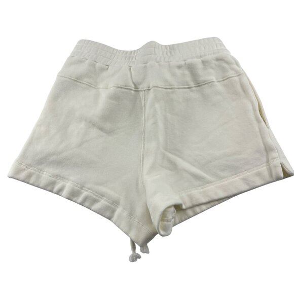 Free Assembly Womens White Drawstring Shorts S Cotton Polyester Blend - Picture 6 of 6